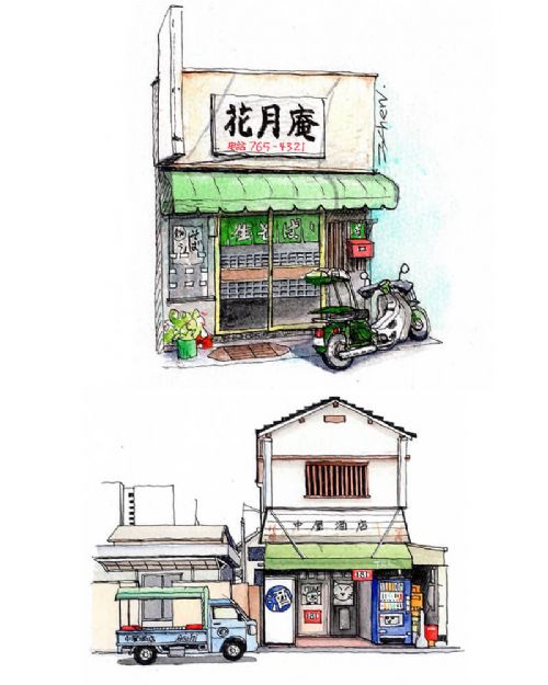 東京旅繪Tokyo travel sketch